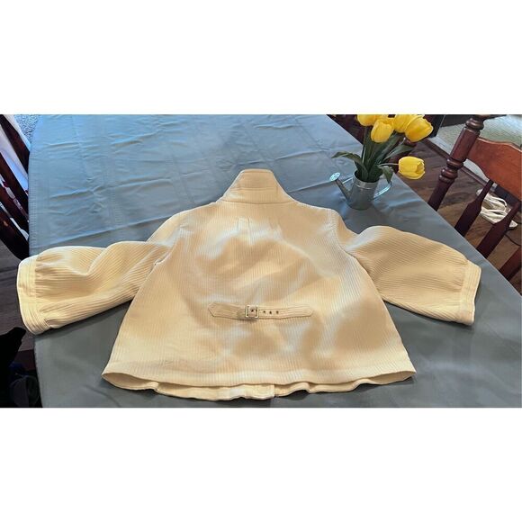 ARMANI COLLEZIONI WHITE BOLERO BLAZER JACKET 3/4 SLEEVES SZ 8 - Picture 11 of 11